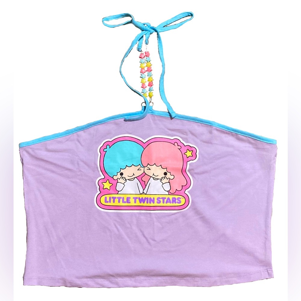 Hot Topic Sanrio Little Twin Stars Beaded Halter Top Plus Size NEVER WORN